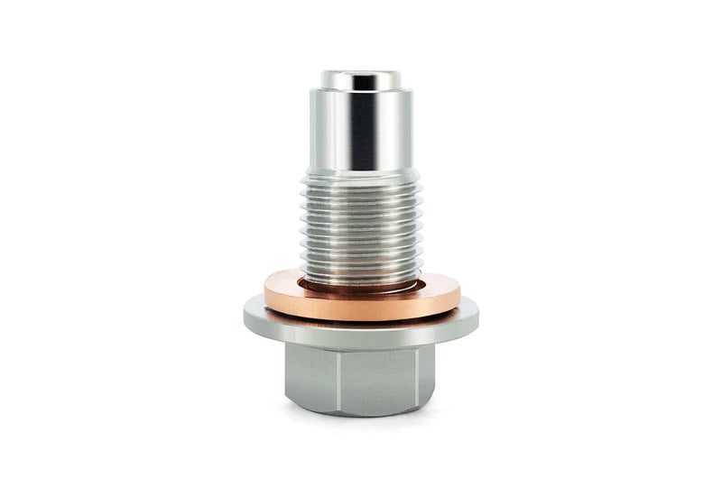 HPS Stainless Steel Magnetic Oil Drain Plug - Polished (MDP-A050-20)