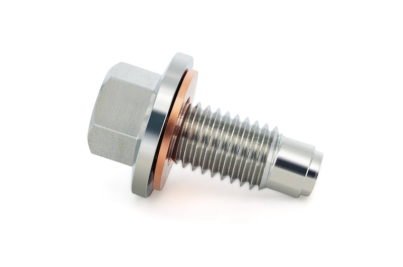 HPS Stainless Steel Magnetic Oil Drain Plug - Polished (MDP-M12x175)