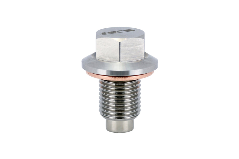 HPS Stainless Steel Magnetic Oil Drain Plug - Polished (MDP-M16x150)