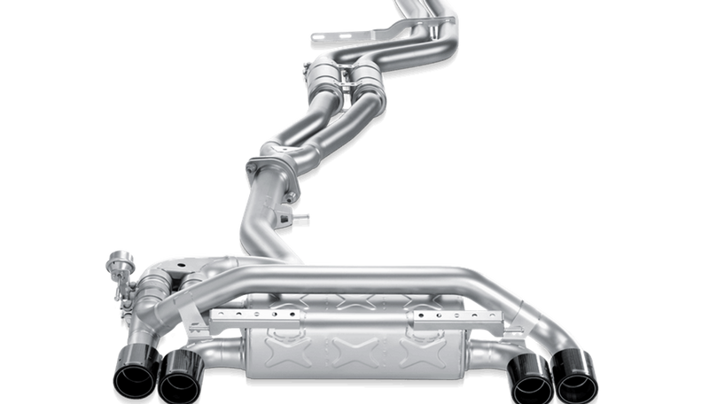 Akrapovic 11-12 BMW 1 Series M Coupe (E82) Evolution Line Cat Back (Titanium) w/ Carbon Tips