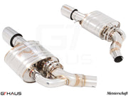 Premium performance exhaust system for Audi A8/S8 D4, featuring stainless steel construction and enhanced sound.