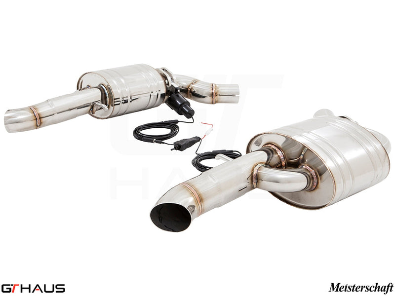 Premium exhaust system for Audi A8/S8 D4 W12 6.3L Quattro, featuring stainless steel construction and electronic valve control.