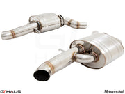 Premium exhaust system for Audi A8/S8 D4 W12 6.3L Quattro, featuring stainless steel construction and enhanced performance.