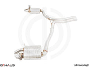 Premium exhaust system for Audi RS5 Coupe V8 (2013-2017) featuring stainless steel construction and electronic valve control.
