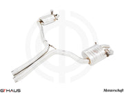 Premium exhaust system for Audi RS5 Coupe V8 (2013-2017) featuring stainless steel construction and electronic valve control.