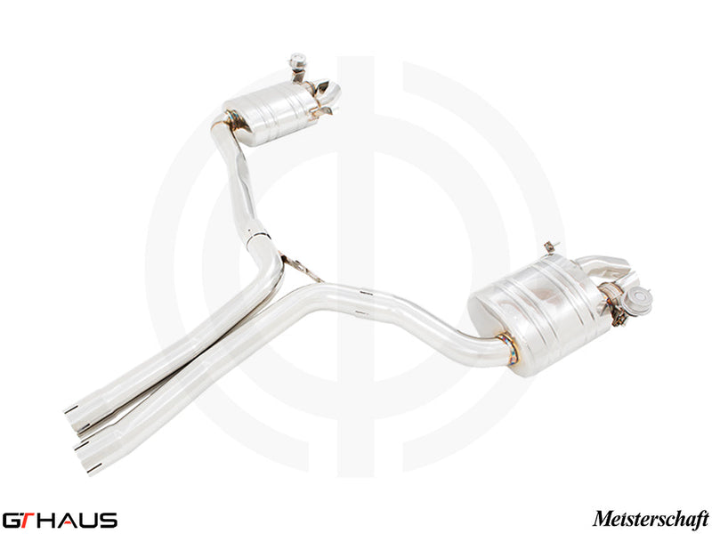 Premium exhaust system for Audi RS5 Coupe V8 (2013-2017) featuring stainless steel construction and electronic valve control.