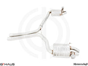 Premium performance exhaust system for Audi RS5 Coupe V8 (2013-2017) featuring stainless steel construction and electronic valves.