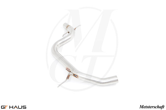 Stainless steel SR Cat-back bolt-on pipes for Audi TT MK II (2008+) models, enhancing performance and sound.