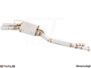 Premium exhaust system for BMW E36 M3 3.0L/3.2L Coupe/Cabrio, featuring stainless steel construction and enhanced performance.