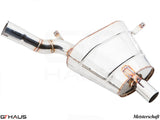 Premium stainless steel exhaust system for BMW E52 Z8 V8 Roadster and Alpina Roadster, enhancing performance and sound.