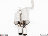 Premium Meisterschaft exhaust system for BMW E60/61 5 Series 525i/xi, 528i/xi, 530i/xi (2004-2010). High-performance design.