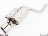 Premium stainless steel exhaust system for BMW E60/61 5 Series 525i/xi, 528i/xi, 530i/xi (2004-2010).