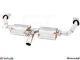 Premium stainless steel exhaust system for BMW E70 X5 3.5i, enhancing performance and sound for N55 turbo engines.