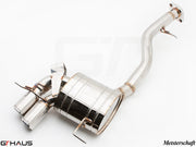 Premium stainless steel exhaust system for BMW E82/88 135i, enhancing performance and sound from 2008-2013 models.
