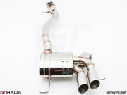 Premium stainless steel exhaust system for BMW E82/88 1 Series 135i, featuring dual tips and sleek design.