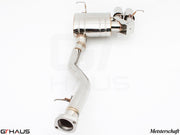 Premium stainless steel exhaust system for BMW E82/88 1 Series 135i, enhancing performance and sound.
