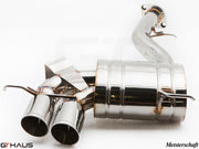 Premium stainless steel exhaust system for BMW E82/88 1 Series 135i, featuring dual tips and sleek design.