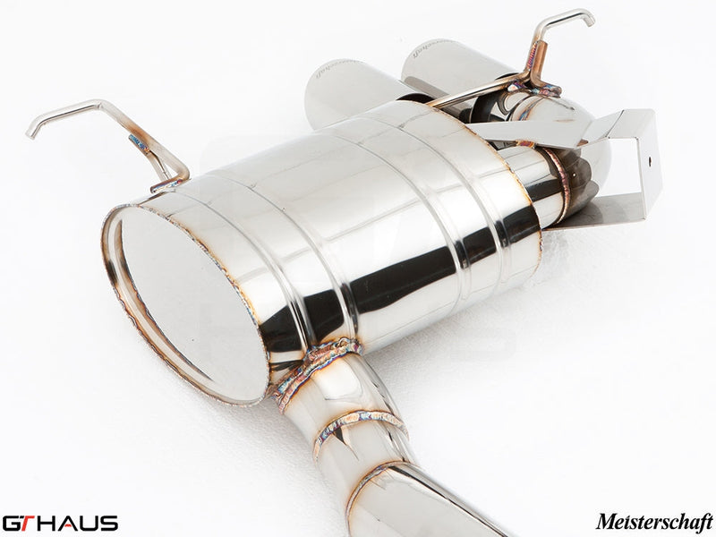 Premium stainless steel exhaust system for BMW E82/88 1 Series 135i, enhancing performance and sound.