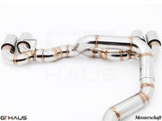 Premium stainless steel exhaust system for BMW E82/88 1 Series 1M (2011-2012) with precision craftsmanship.