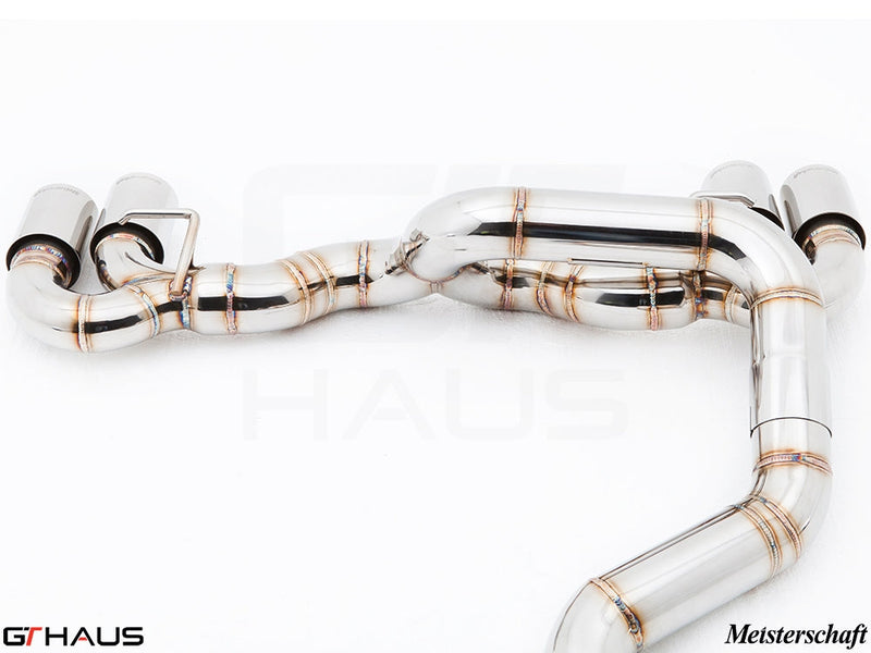 Premium stainless steel exhaust system for BMW E82/88 1 Series 1M (2011-2012) with precision craftsmanship.