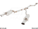 Premium performance exhaust system for BMW E89 Z4 3.5i/is, featuring stainless steel construction and enhanced sound.