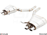Premium exhaust system for BMW F01/F02 7 Series 735, 740 i/Li Bi-turbo I6, enhancing performance and sound.