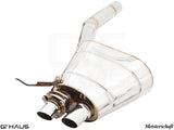 Premium exhaust system for BMW F01/F02 7 Series 735, 740 i/Li Bi-turbo I6, enhancing performance and sound.