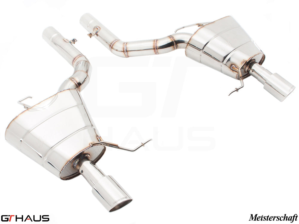 Premium performance exhaust system for BMW F06 640i Gran Coupe, featuring stainless steel construction and enhanced sound.