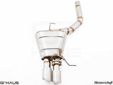 Premium Meisterschaft exhaust system for BMW F10 5 Series 528i Inline 4 2.0 Turbo, enhancing performance and sound.