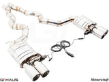 Premium performance exhaust system for BMW F12/13 M6 V8 Twin Turbo, featuring dual tips and electronic valve control.