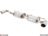 Premium exhaust system for BMW F16 X6 SAV 3.5i N55 Turbo, featuring stainless steel construction and enhanced performance.