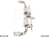 Premium performance exhaust system for BMW F16 X6 SAV 3.5i, featuring stainless steel construction and enhanced sound.