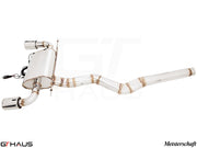 Premium exhaust system for BMW F22 235/240i (N55) I-6 Turbo, featuring stainless steel construction and electronic valve control.