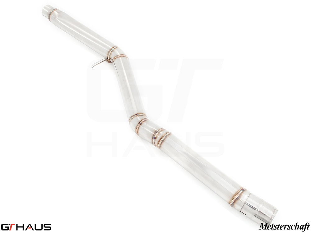 BMW F30/F31/F34/F36 3 Series 2012-2019 Section 1 AR Pipe designed for improved exhaust flow without cutting.