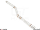 BMW F30/F31/F34/F36 3 Series 2012-2019 Section 1 AR Pipe designed for improved exhaust flow without cutting.