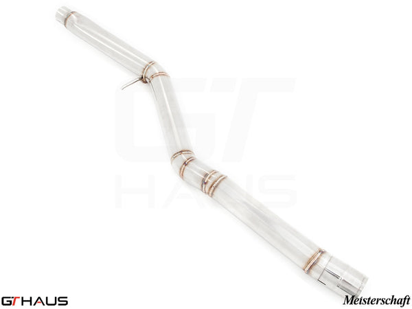 BMW F30/F31/F34/F36 3 Series 2012-2019 Section 1 AR Pipe designed for improved exhaust flow without cutting.