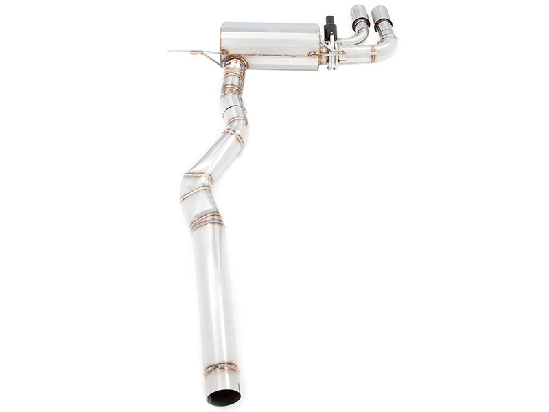 Premium stainless steel exhaust system for BMW F30/F31/F34/F36 3 Series, enhancing performance and sound.