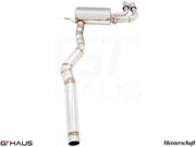 Premium exhaust system for BMW F30/F31/F34/F36 3 Series, enhancing performance and sound for 320i, 328i, 330i models.