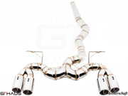 Premium stainless steel exhaust system for BMW F32/F33 4 Series 428/430i, enhancing performance and sound.