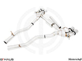 Premium exhaust system for BMW F90 M5/M5 Competition, enhancing performance and sound with precision engineering.