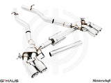 Premium exhaust system for BMW F91/92 M8 and M8 Competition, featuring stainless steel construction and electronic valve control.