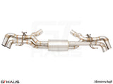 Premium Meisterschaft exhaust system for BMW G05 X5 LCI SAV 60ix V8, featuring T304 stainless steel construction.