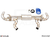 Premium performance exhaust system for BMW G06 X6 SAV 40ix (B58C) featuring stainless steel construction and electronic valve control.