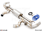 Premium exhaust system for BMW G06 X6 LCI SAV 40ix, featuring stainless steel construction and electronic valve control.