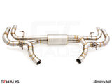 Premium exhaust system for BMW G07 X7 SAV M50ix V8, featuring stainless steel construction and advanced valve control.