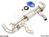 Premium exhaust system for BMW G07 X7 SAV 40ix (B58C) featuring stainless steel construction and electronic valve control.