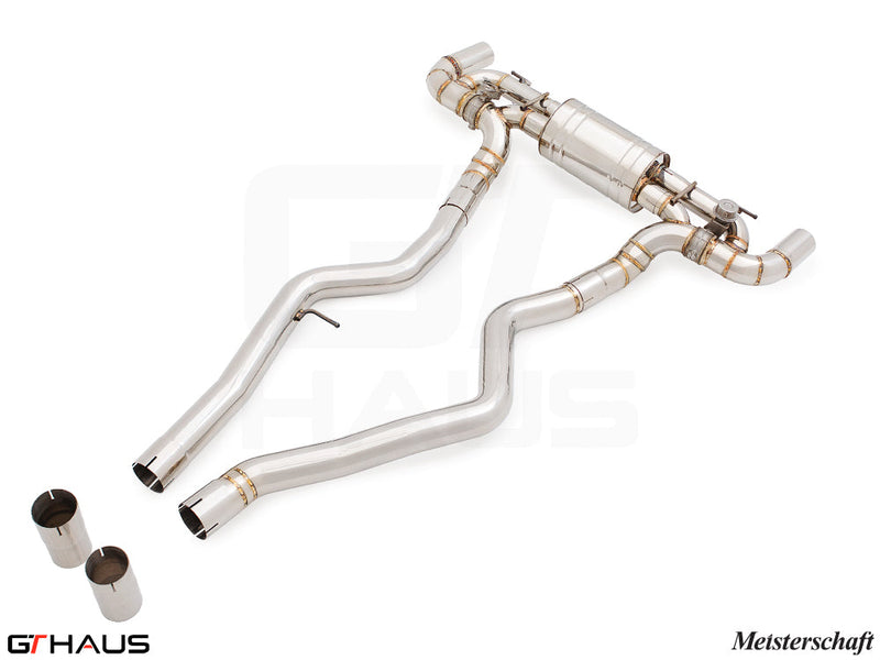 Premium exhaust system for BMW G20 3 Series 340i/xi/(M340i) LCI I-6, featuring stainless steel construction and enhanced performance.