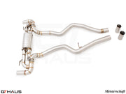 Premium exhaust system for BMW G26 4 Series Gran Coupe 440i/xi/M440i, featuring stainless steel construction and performance design.