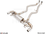 Premium exhaust system for BMW G26 4 Series Gran Coupe 440i/xi/(M440i) featuring stainless steel construction and electronic valve control.