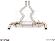 Premium exhaust system for BMW G26 4 Series Gran Coupe 440i/xi/(M440i) featuring stainless steel construction and electronic valves.